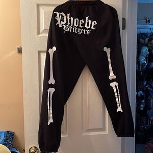 Black Phoebe Bridgers M Sweatpants
